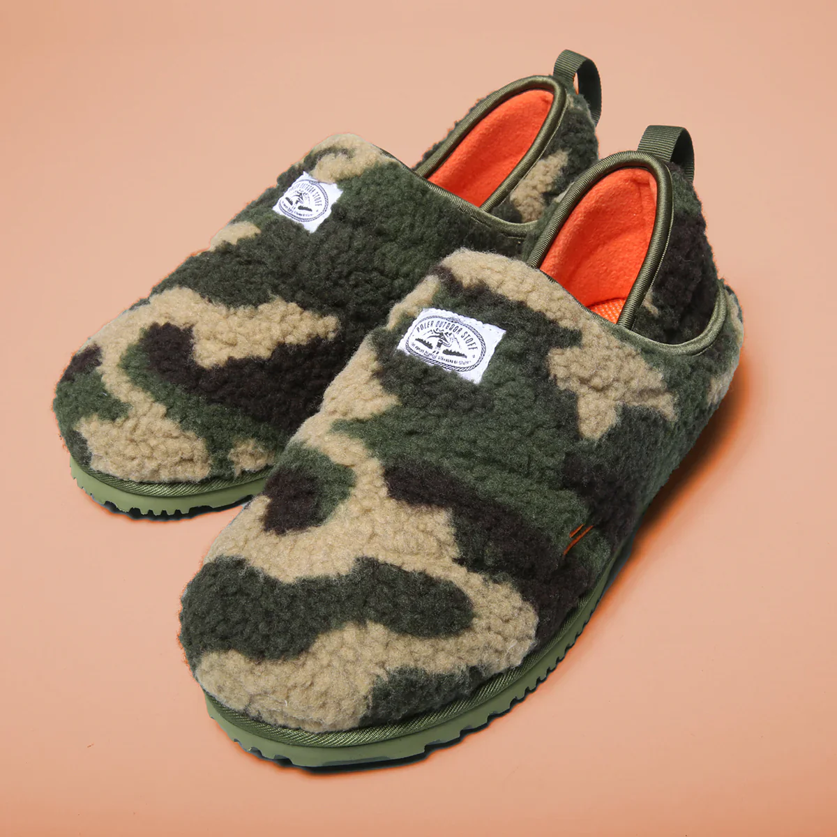 Lakai Shoes x Poler Owen Slipper - Furry Camo - Image 4