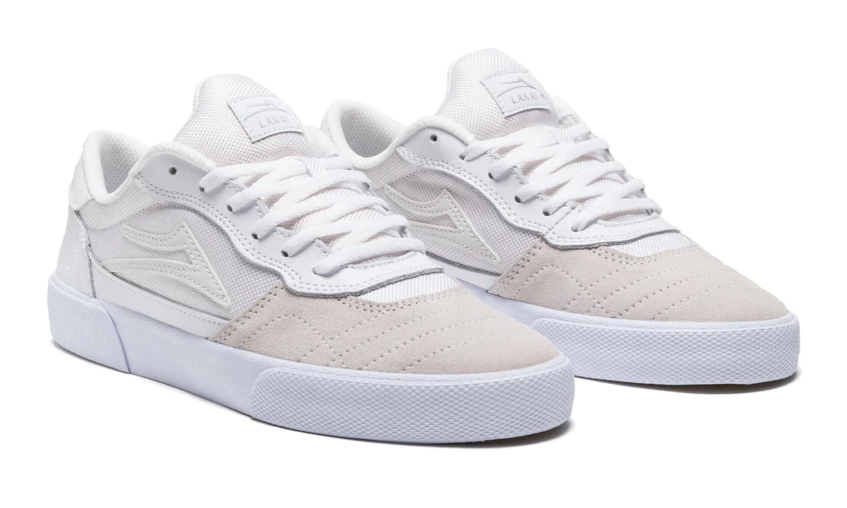 Lakai Shoes Cambridge - White/Reflective Suede - Image 2