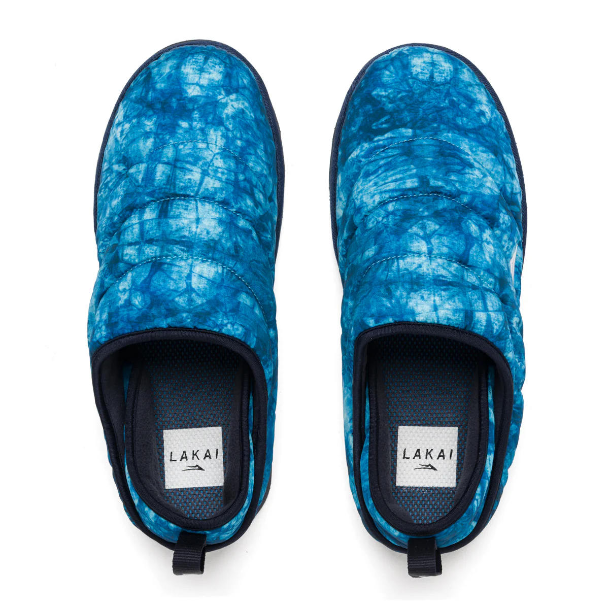 Lakai Shoes Owen Slipper - Navy Tie Dye - Image 3