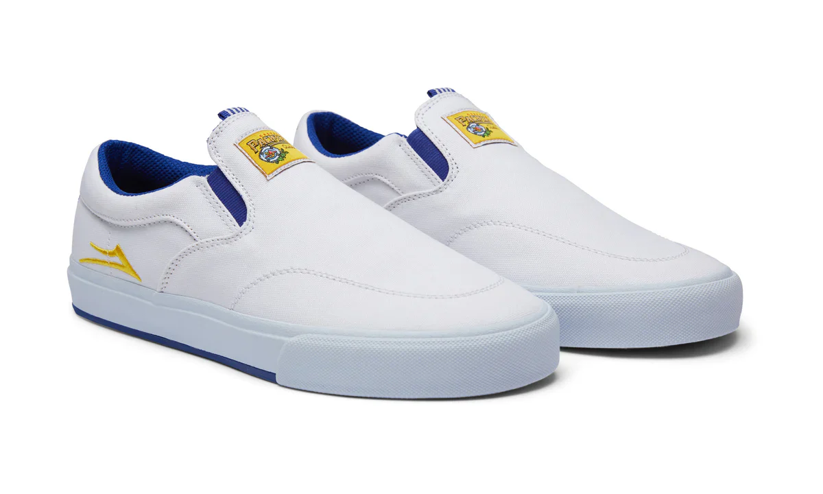 Lakai Shoes Owen VLK SMU - White/White Canvas - Image 2