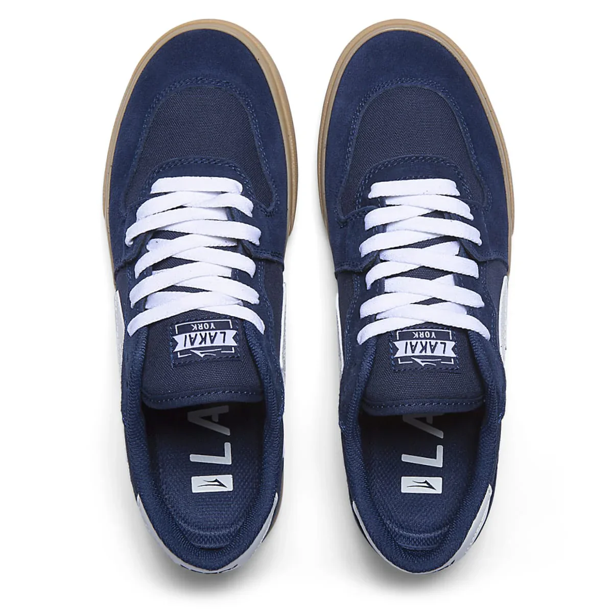 Lakai Shoes York - Navy/Gum Suede - Image 3