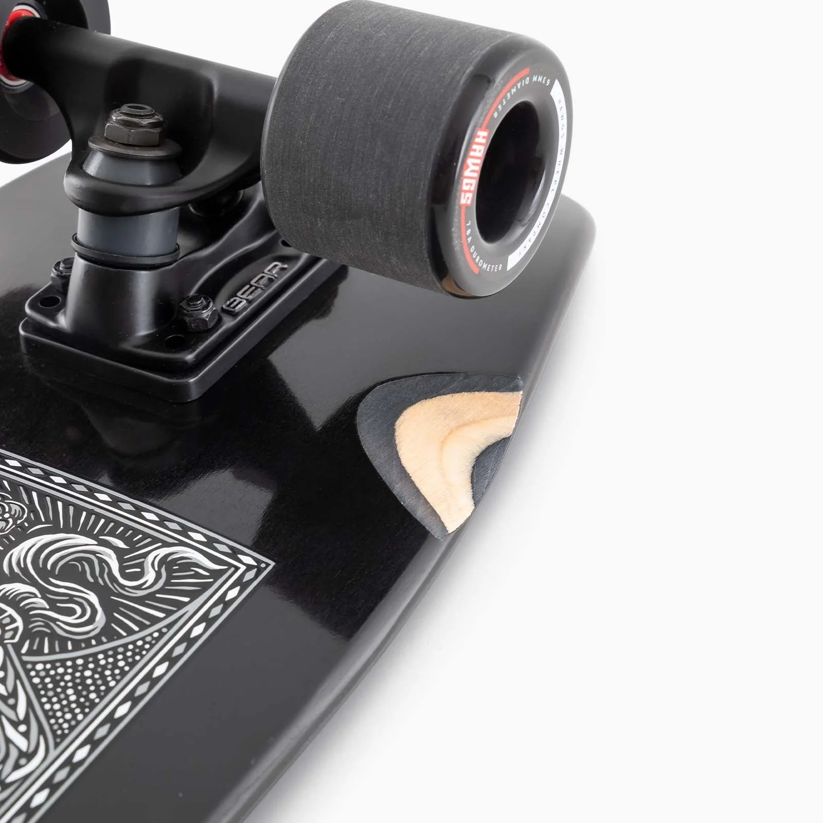 Landyachtz Dinghy Coffin XL Card Complete Cruiser - Image 5