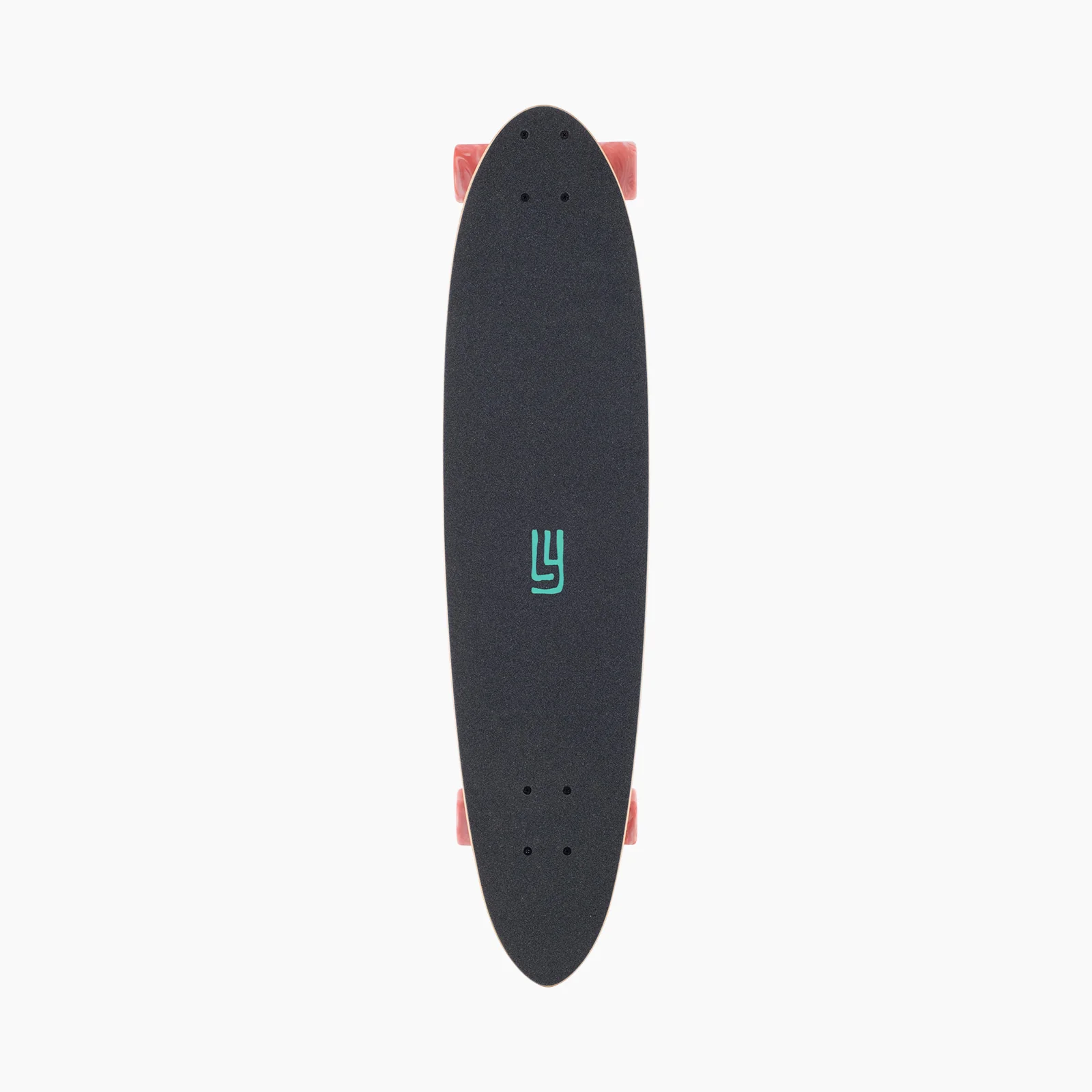 Landyachtz Dipper Black Palm Longboard Complete - Image 3