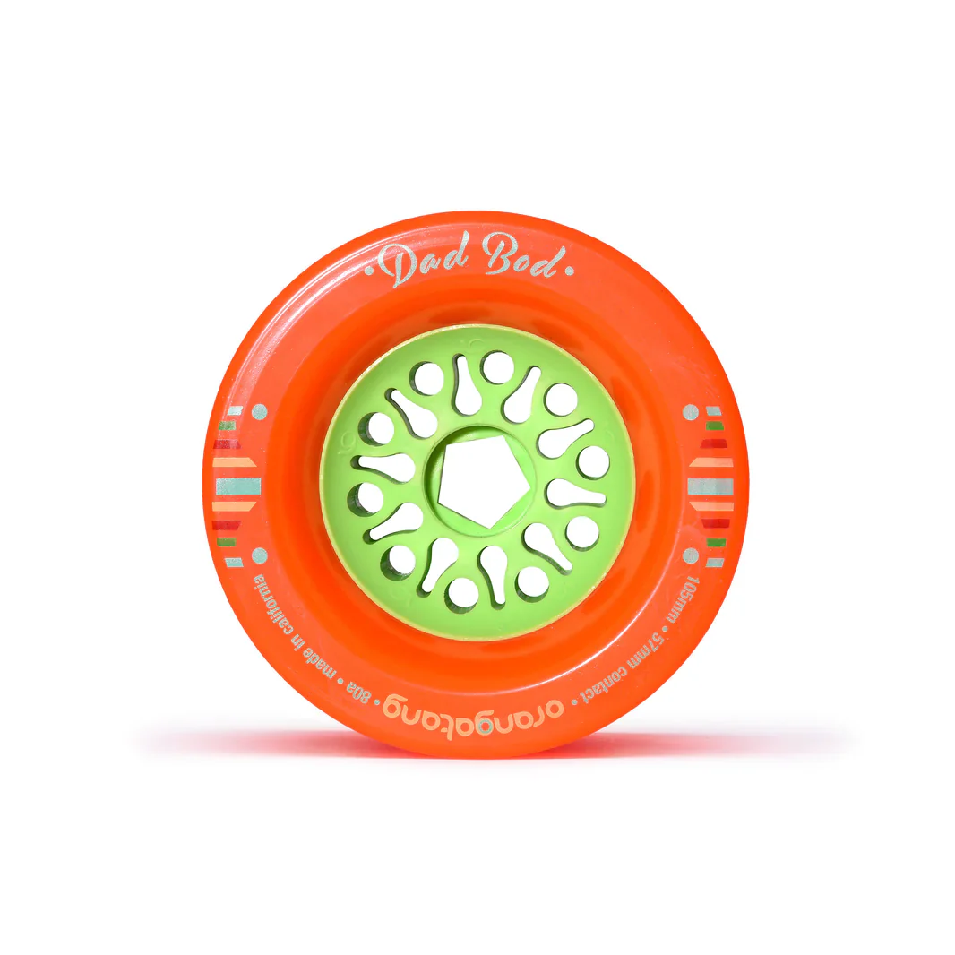 Orangatang Dad Bods 105mm 80a Longboard Wheels - Orange - Image 3