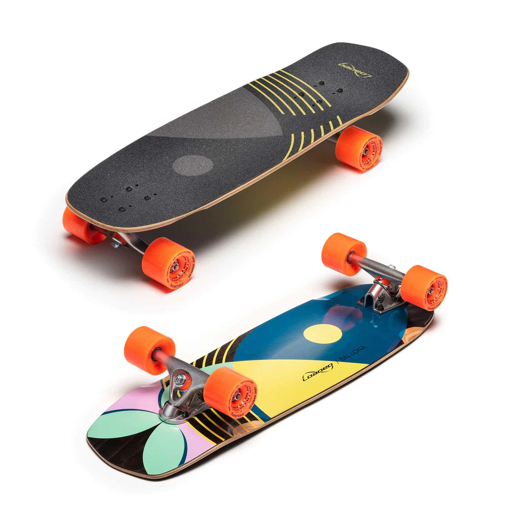 Loaded Ballona Willy Longboard Complete - Bright Blue/Yellow - Image 2