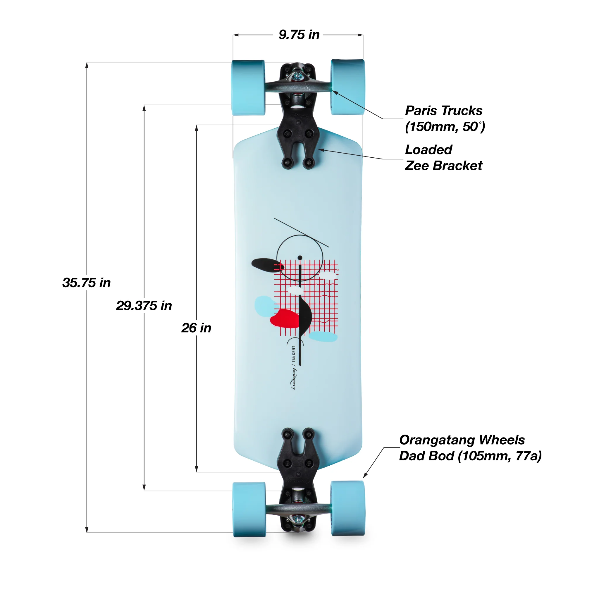 Loaded Tangent Complete Longboard - Image 3