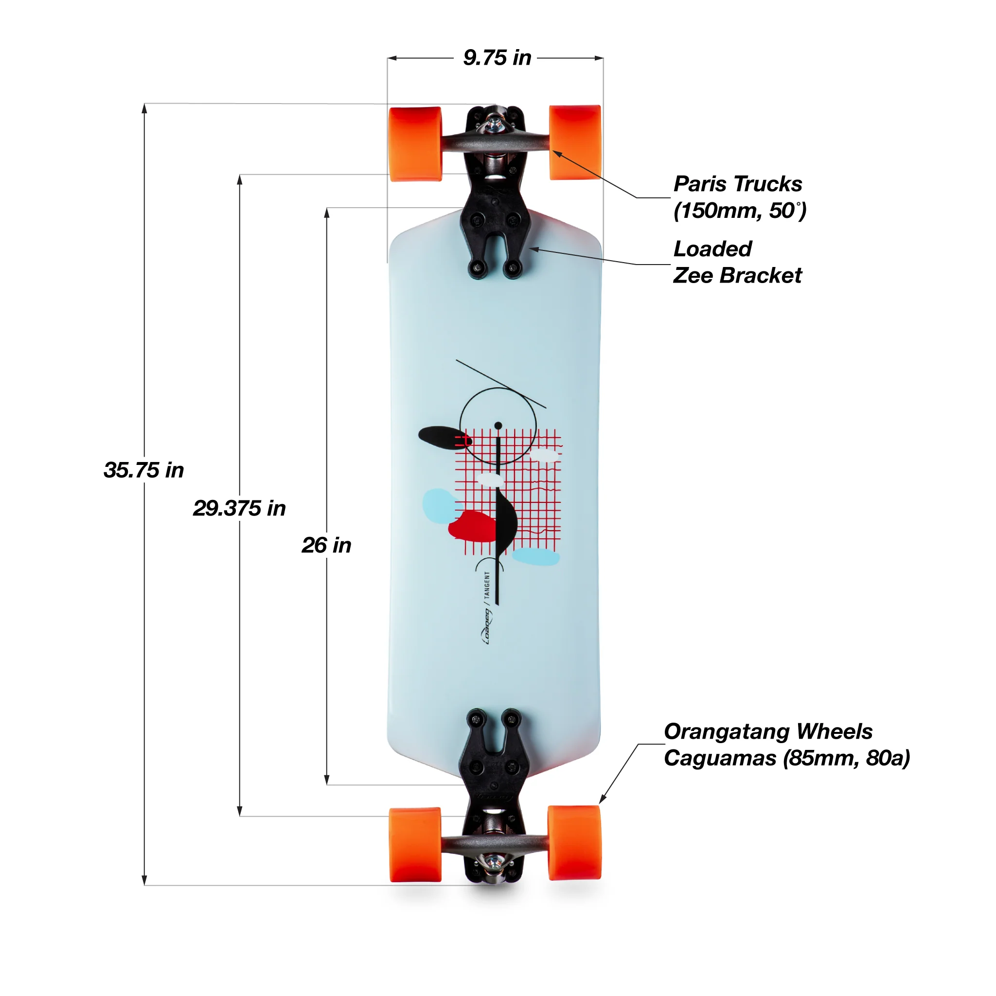 Loaded Tangent Complete Longboard - Image 7