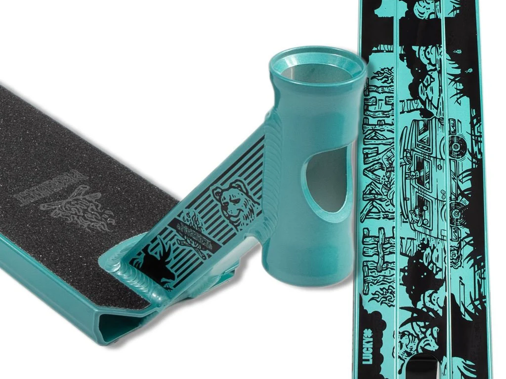 Lucky 2019 PROSPECT Pro Scooter Deck - Seafoam - Image 2