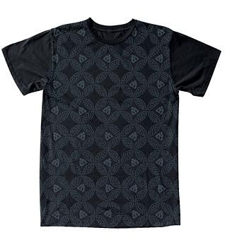 Matix Tee Edo Pattern Organic - Black