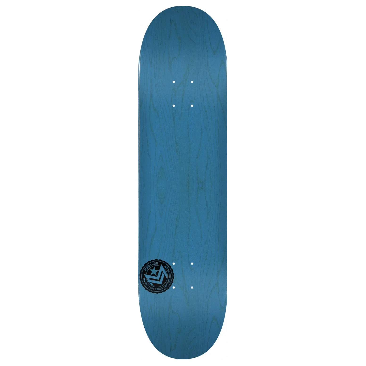 Mini Logo Chevron Stamp 2 Skateboard Deck - 8.5" Blue