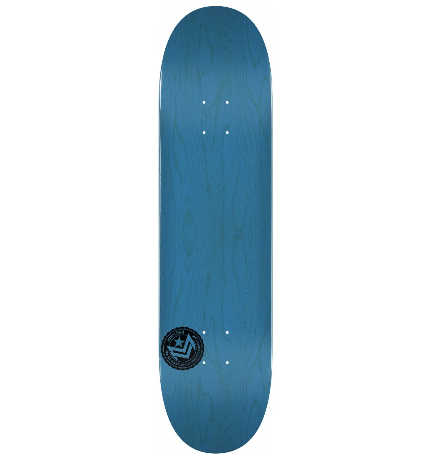 Mini Logo Chevron Stamp Skateboard Deck 242 - 8" Blue