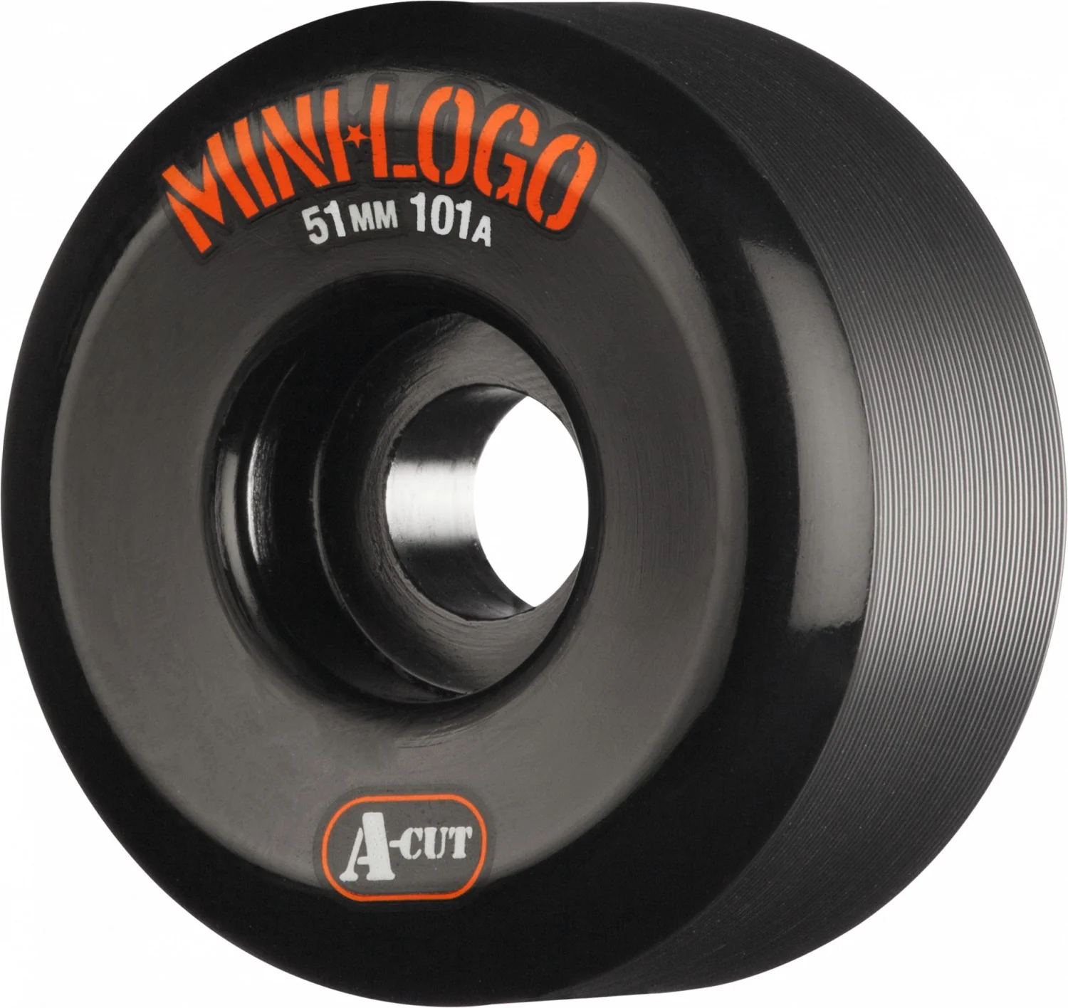 Mini Logo Wheels A-Cut 51mm 101a - Black (Set of 4)
