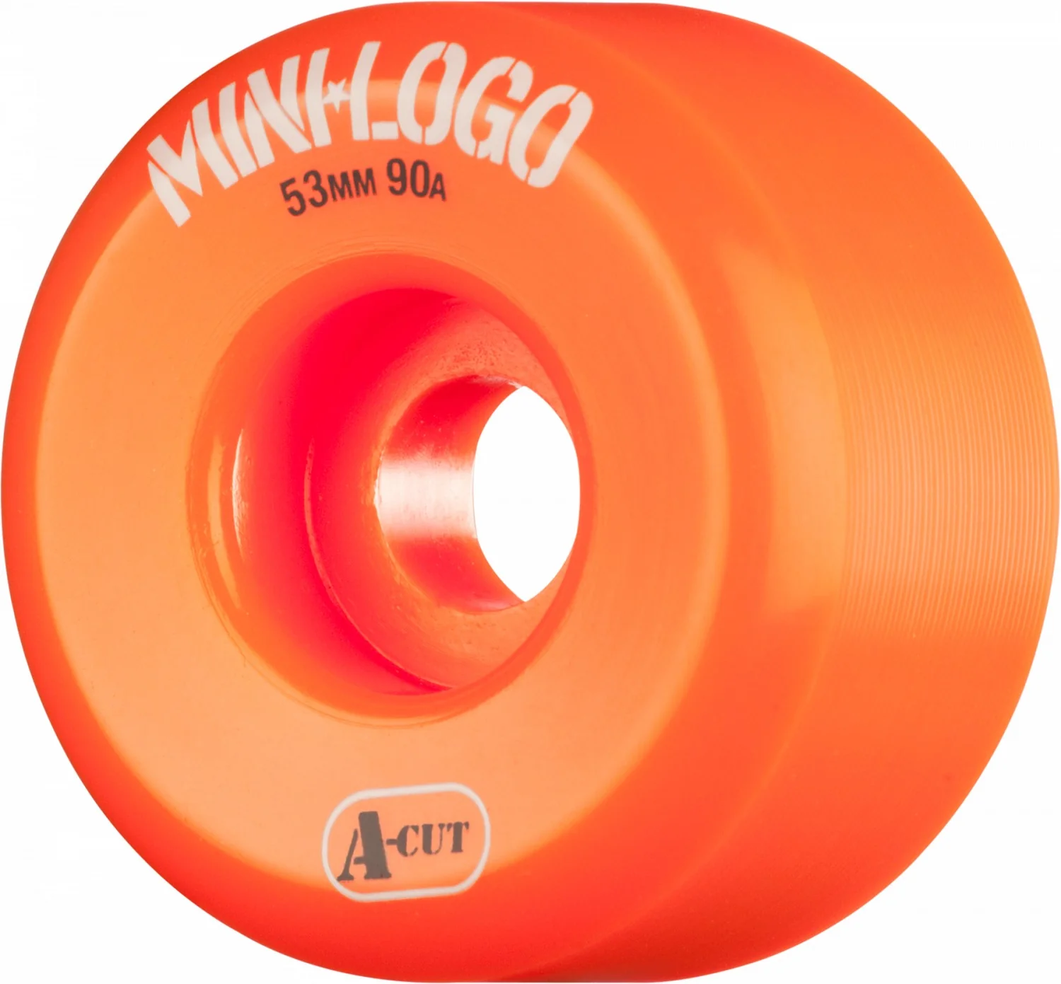 Mini Logo Wheels A-Cut 53mm 90a - Orane (Set of 4)