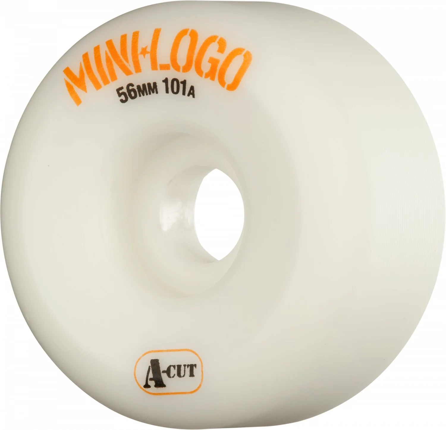 Mini Logo Wheels A-Cut 56mm 101a - White (Set of 4)