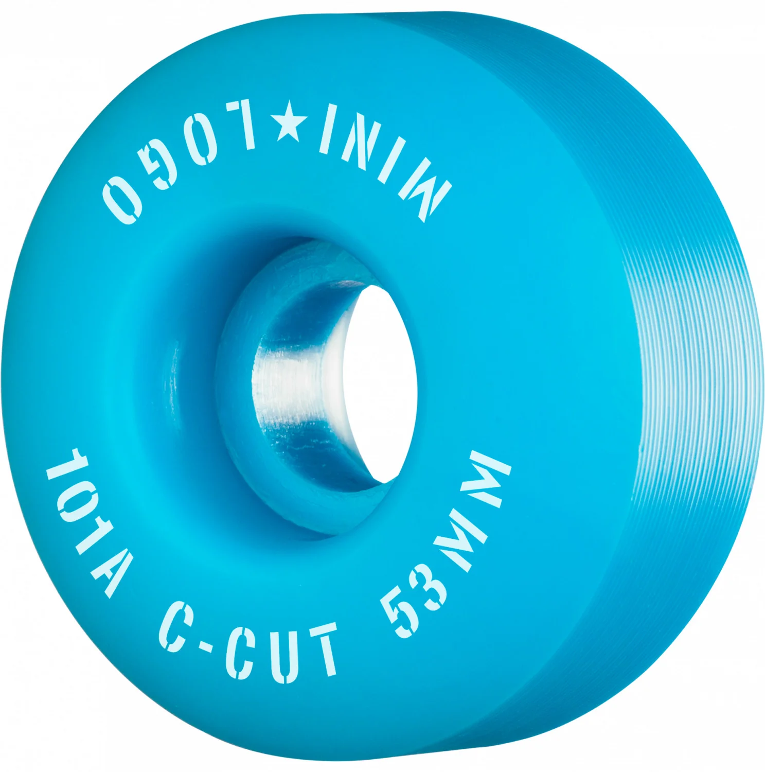 Mini Logo Wheels C-Cut ″2″ 53mm 101a - Blue (Set of 4)