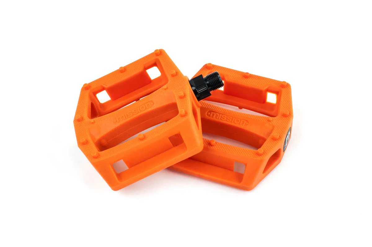 Mission BMX Impulse PC Pedals - Orange
