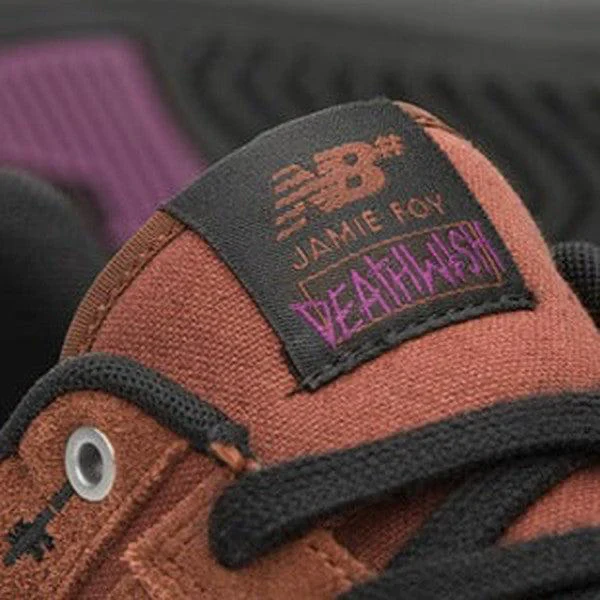New Balance x Deathwish Shoes Jamie Foy 306 - Brown/Black - Image 3