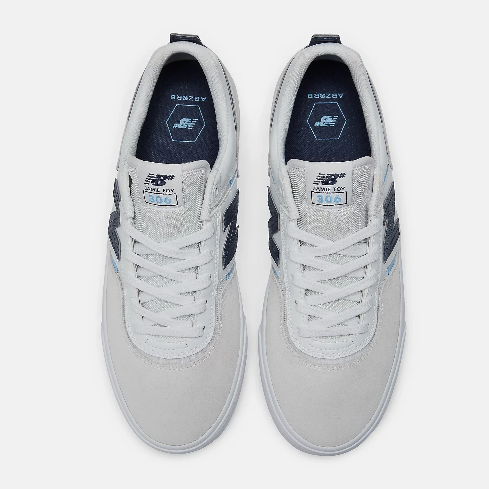 New Balance Shoes Jamie Foy 306 - White/Navy - Image 5