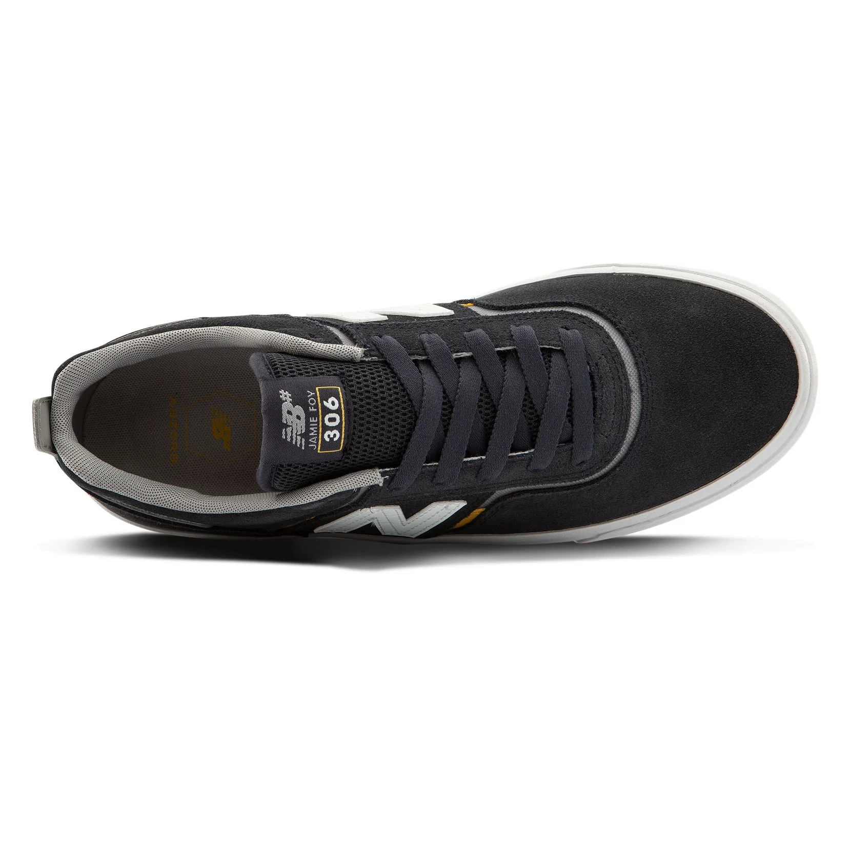 New Balance Shoes Numeric 306 Jamie Foy - Navy/Yellow - Image 3