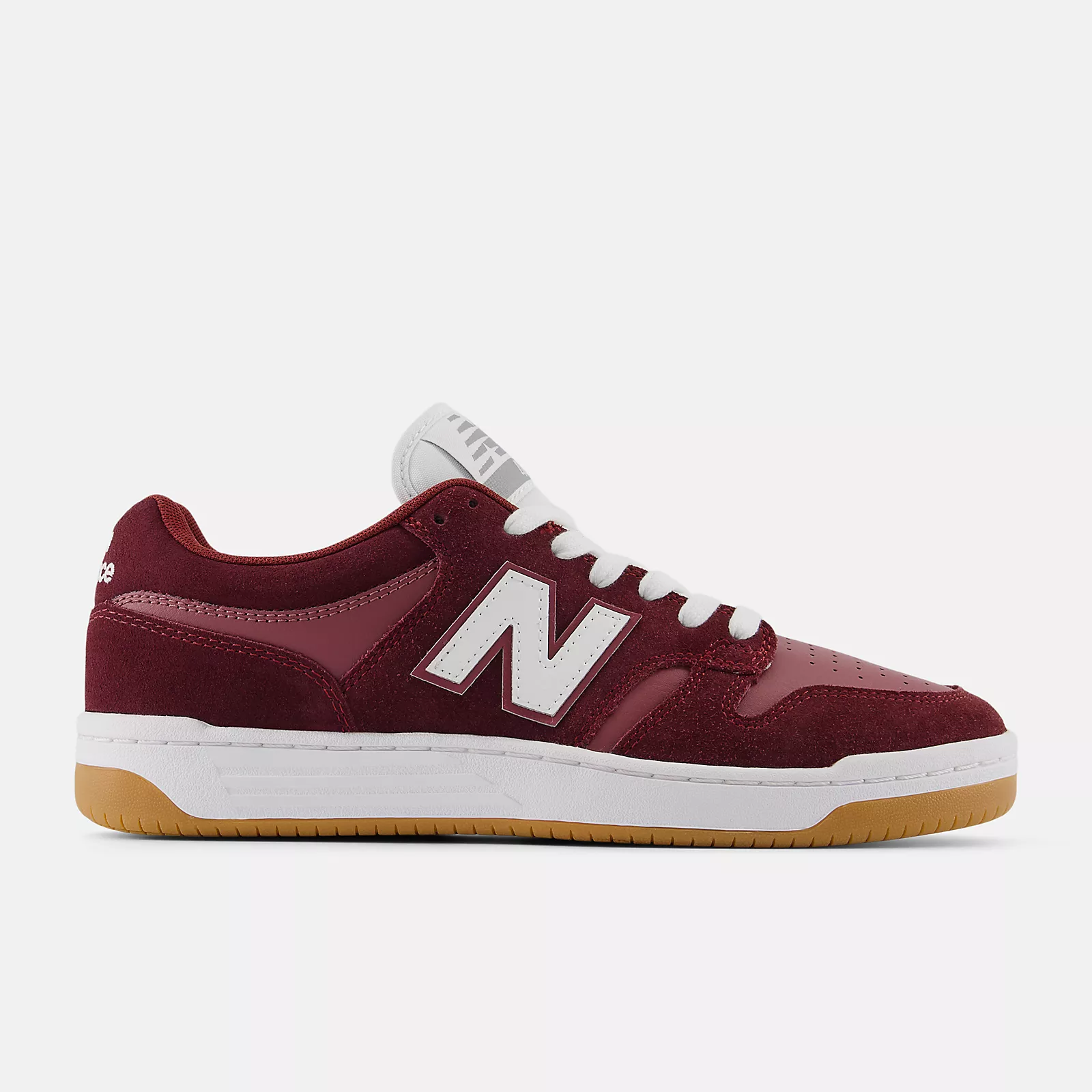 New Balance Shoes Numeric 480 - Monarch Burgundy/NB Burgundy - Image 2