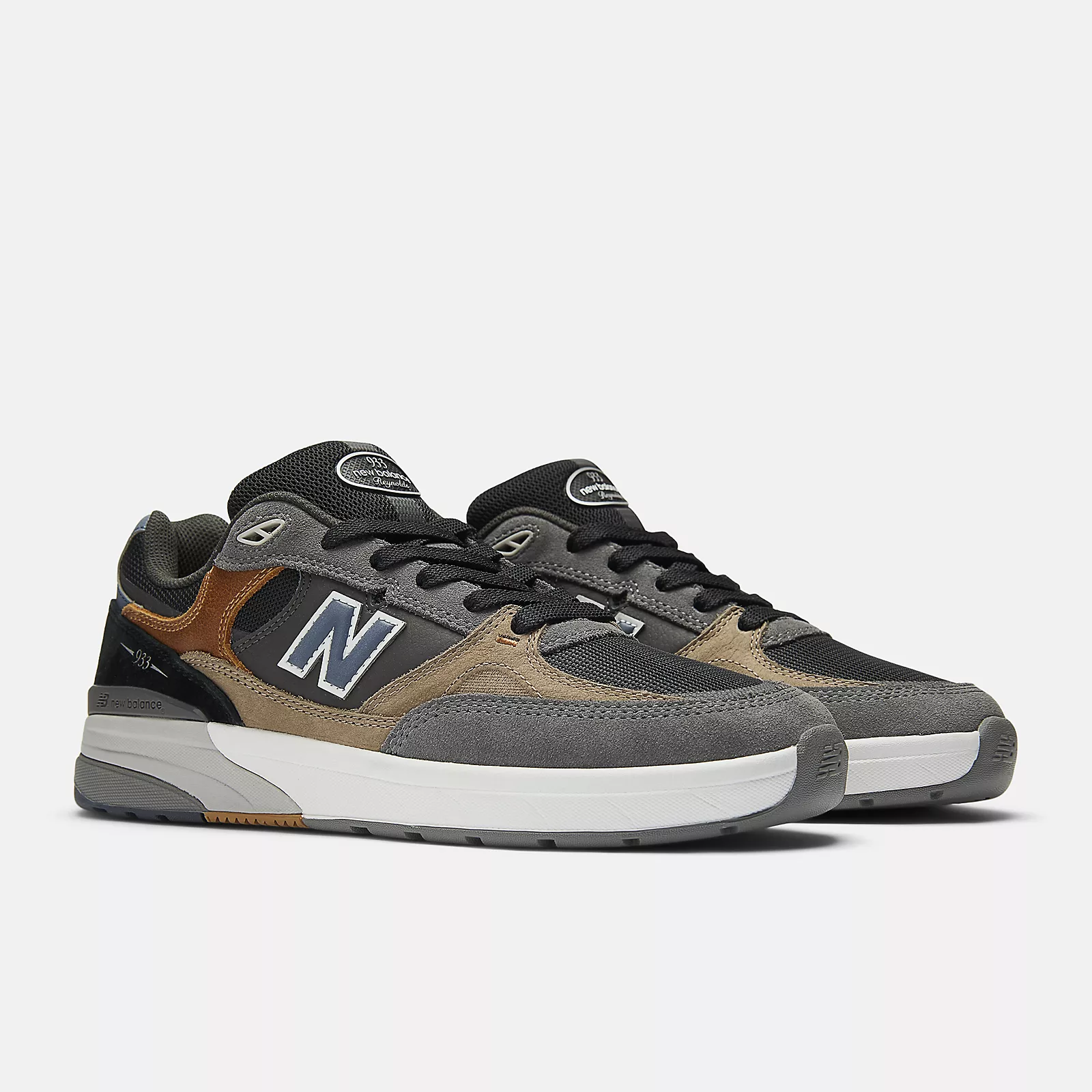 New Balance Shoes Numeric Andrew Reynolds 933 - Castlerock/Vintage Indigo - Image 3