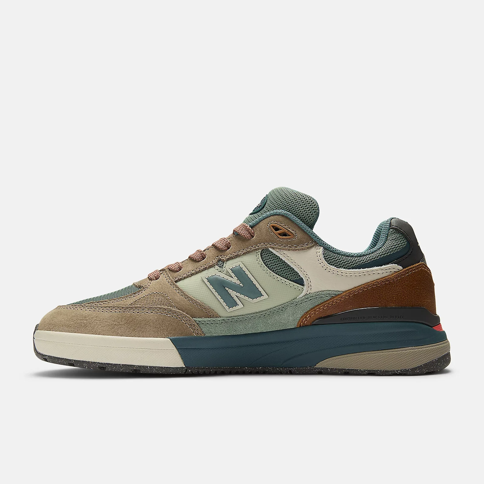 New Balance Shoes Numeric Andrew Reynolds 933 - Mushroom/New Spruce - Image 3