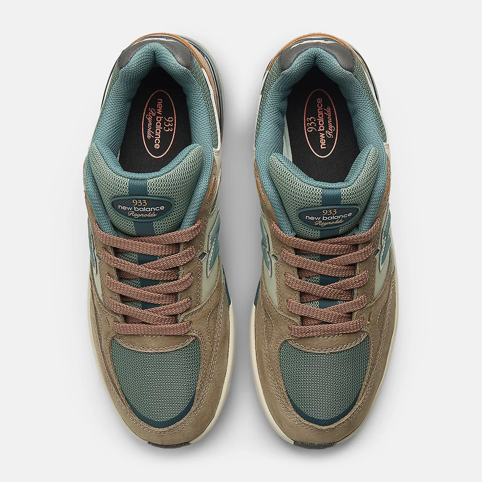 New Balance Shoes Numeric Andrew Reynolds 933 - Mushroom/New Spruce - Image 4