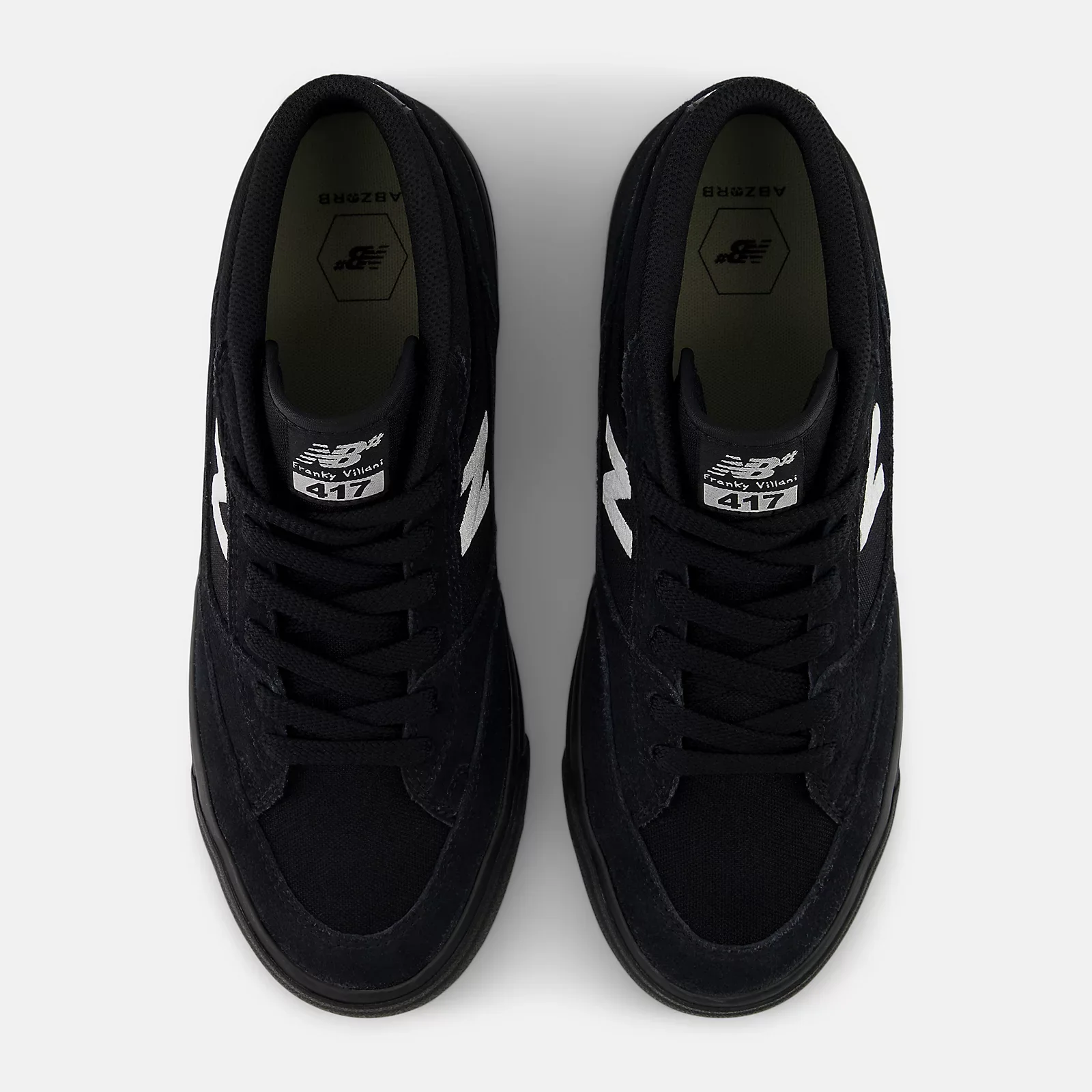 New Balance Shoes Numeric Franky Villani 417 - Black/NB 103 White - Image 4