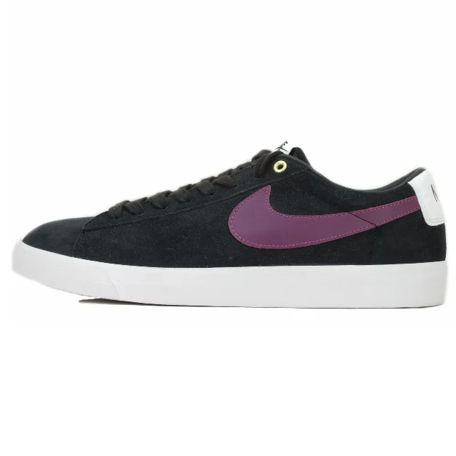 Nike Shoes Blazer Low GT - Black/Villain Red - White/Brown Gum - Image 2