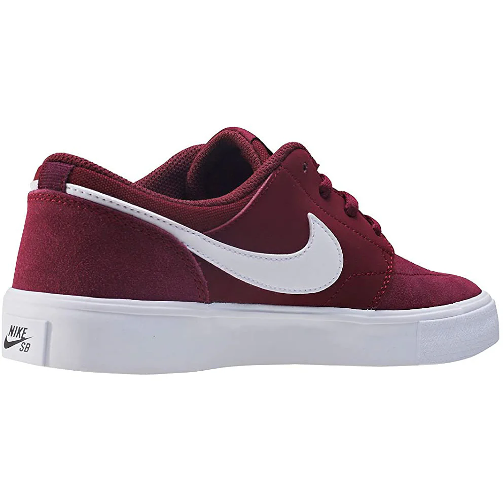 Nike Shoes SB Portmore II GS Youth - Dark Team Red/White-Black - Image 3