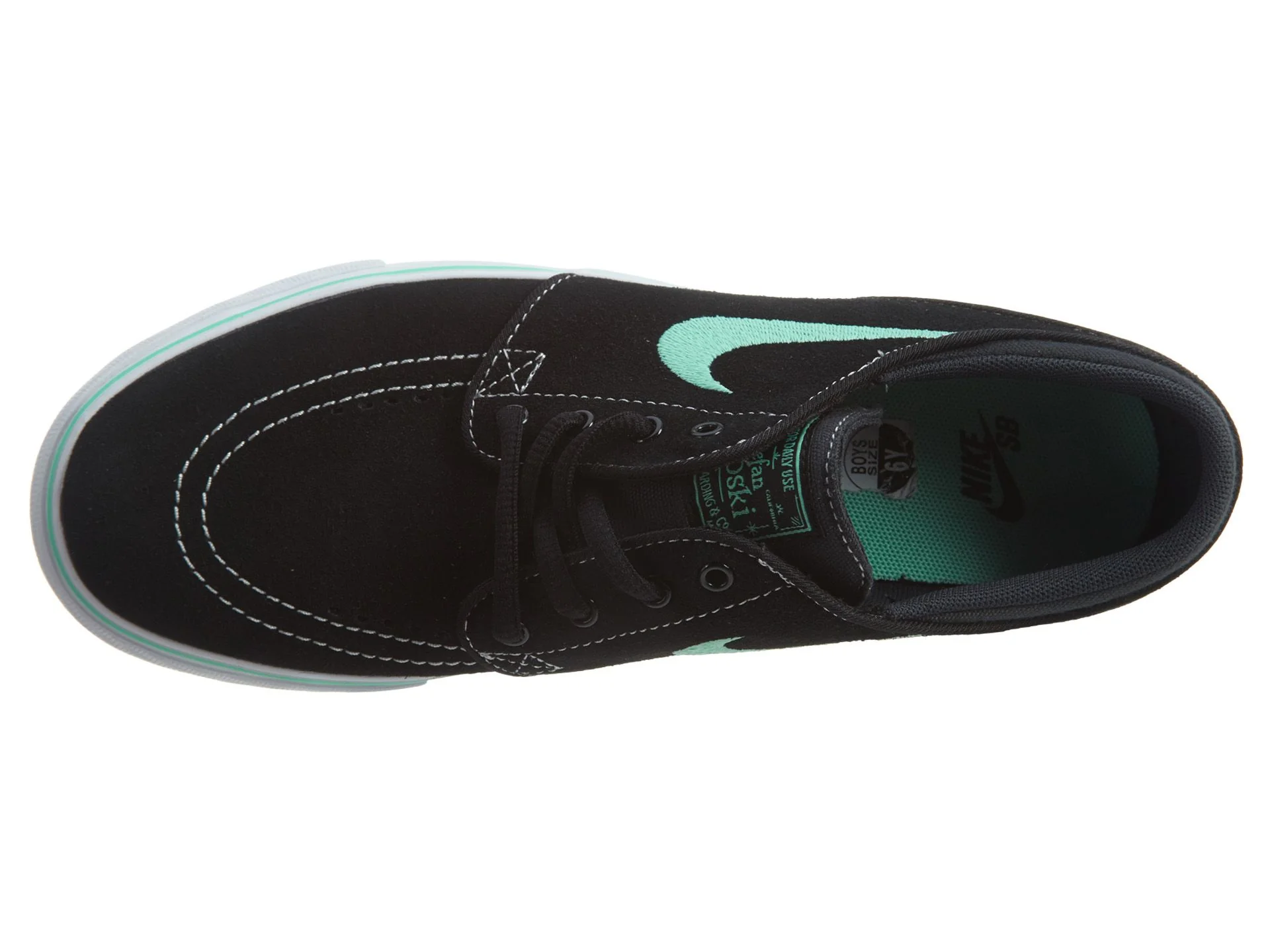 Nike Shoes SB Stefan Janoski (GS) Youth - Black/Green Glow - Image 6