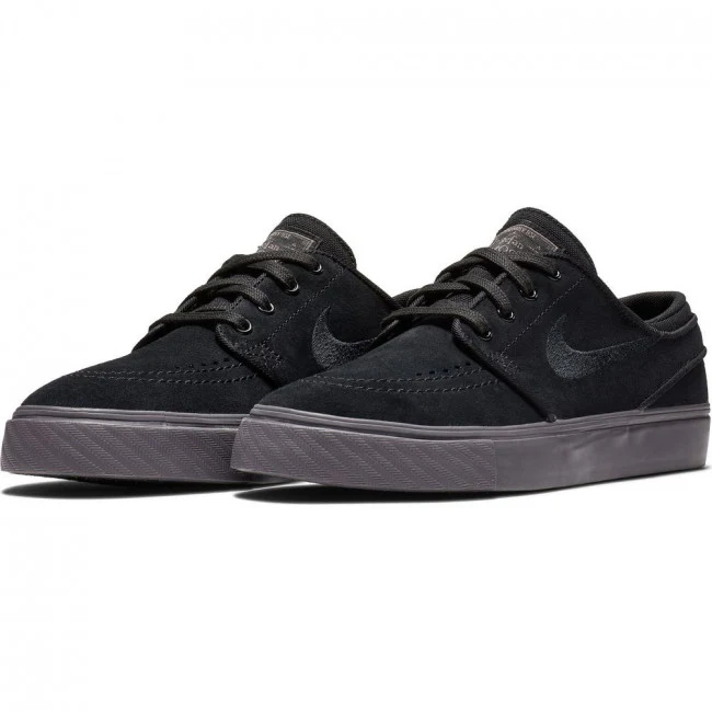 Nike Shoes SB Stefan Janoski (GS) Youth - Black/Black-Thunder Grey - Image 3