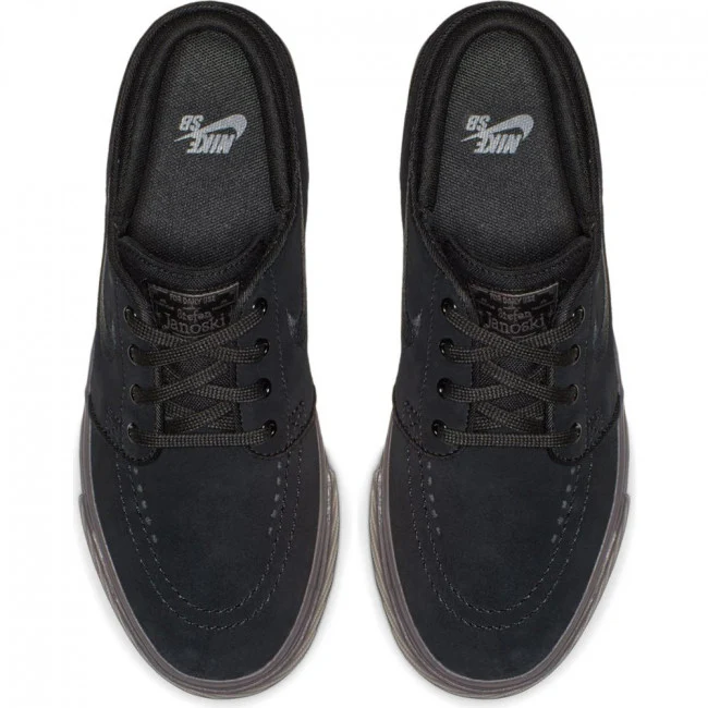 Nike Shoes SB Stefan Janoski (GS) Youth - Black/Black-Thunder Grey - Image 4