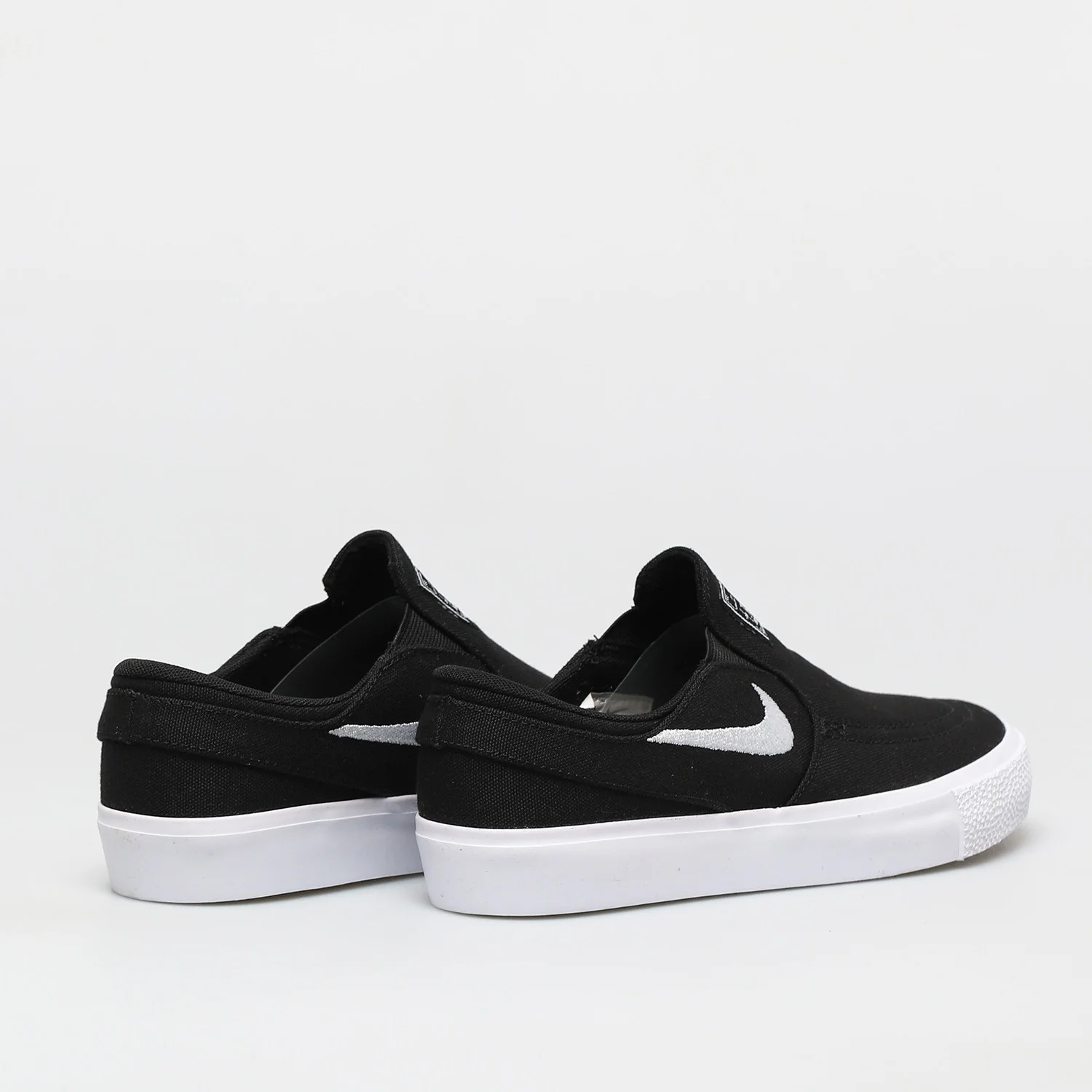 Nike Shoes SB Stefan Janoski Canvas Slip (GS) Youth - Black/White - Image 4