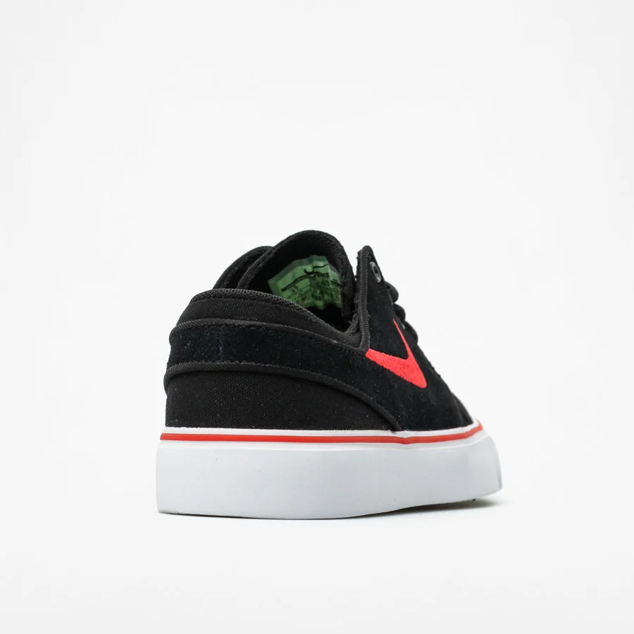 Nike Shoes SB Stefan Janoski (GS) Youth - Black/Red-Light Crimson Green Pulse - Image 3