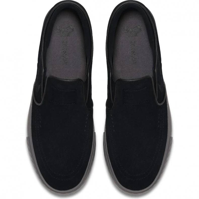 Nike Shoes SB Zoom Stefan Janoski Slip-On - Black/Black-Thunder Grey - Image 3