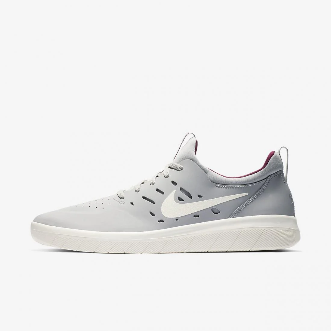 Nike Shoes SB Nyjah Free - Atmosphere Grey/Pale Ivory - Image 3