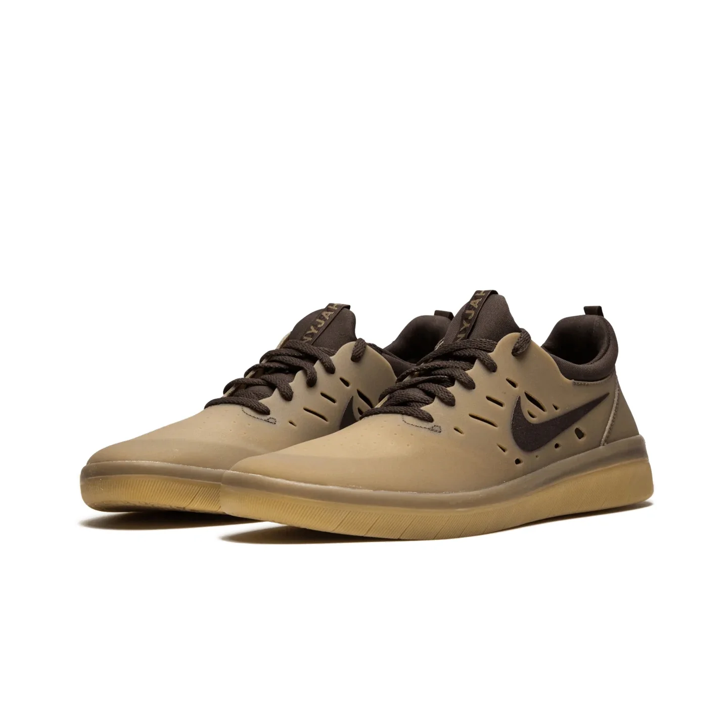 Nike Shoes SB Nyjah Free - Gum Dark Brown/Baroque Brown - Image 2
