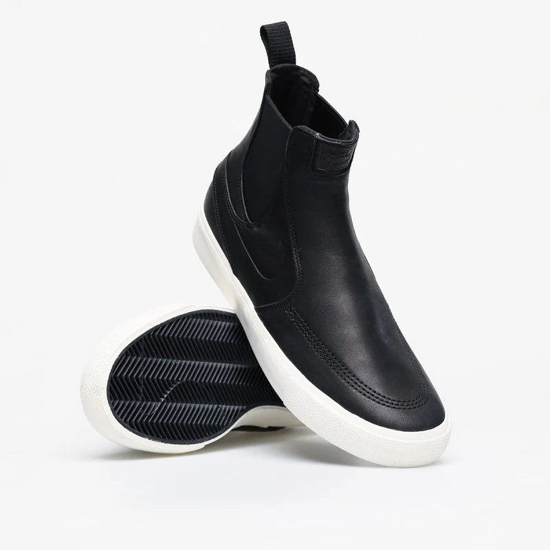 Nike Shoes SB Zoom Stefan Janoski Slip Mid RM - Black/Black-Pale Ivory-Black - Image 4