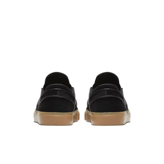 Nike Shoes SB Zoom Stefan Janoski Slip-On - Black/Gum Light Brown-Gunsmoke - Image 4