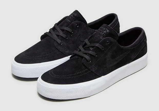 Nike Zoom Stefan Janoski Premium HT - Black/Black-White - Image 4