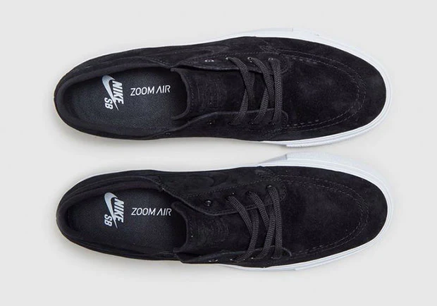 Nike Zoom Stefan Janoski Premium HT - Black/Black-White - Image 5