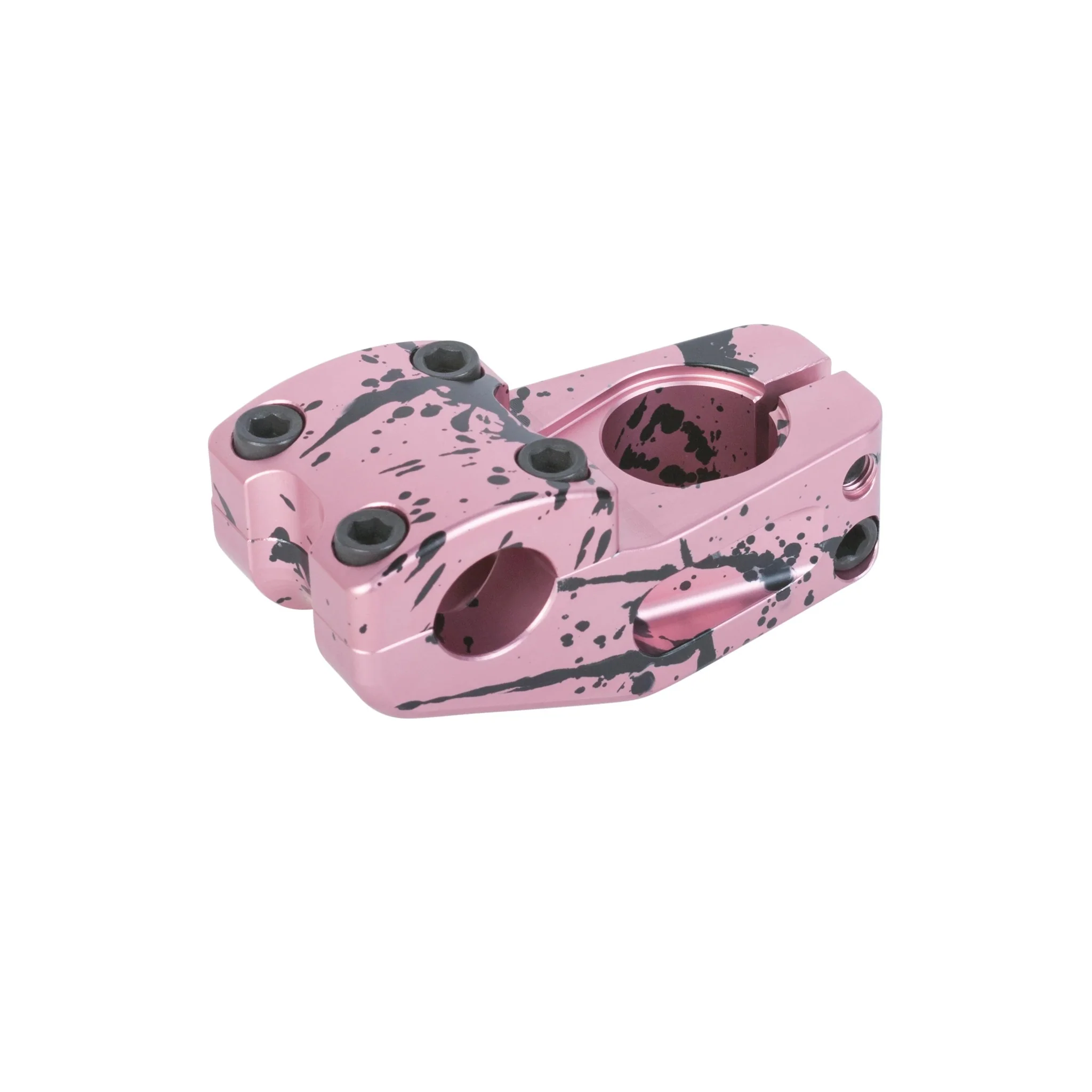 Odyssey BMX Boss Stem 52mm - Pale Pink/Black Splatter