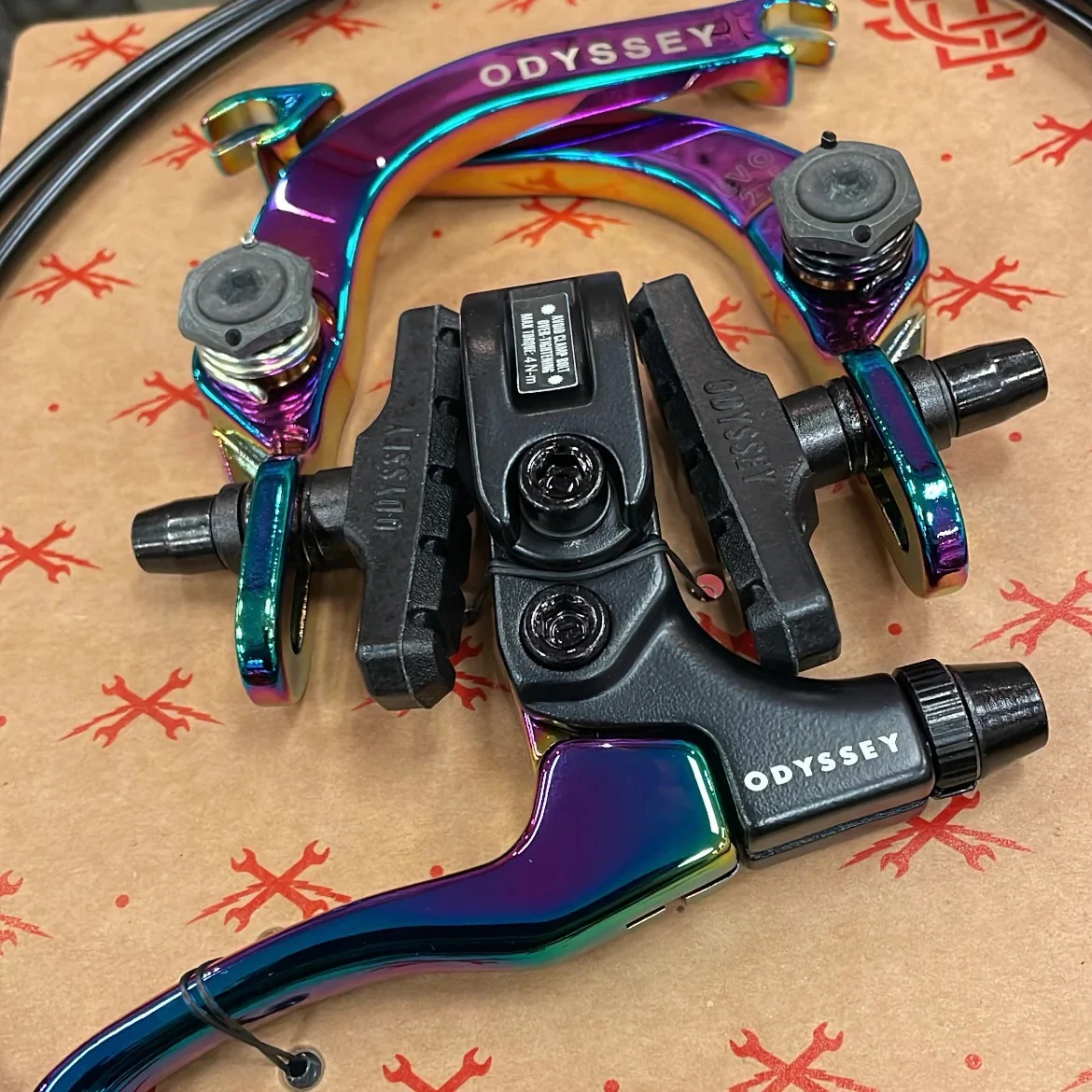 Odyssey BMX Evo 2.5 Brake Kit - Oil Slick - Image 2