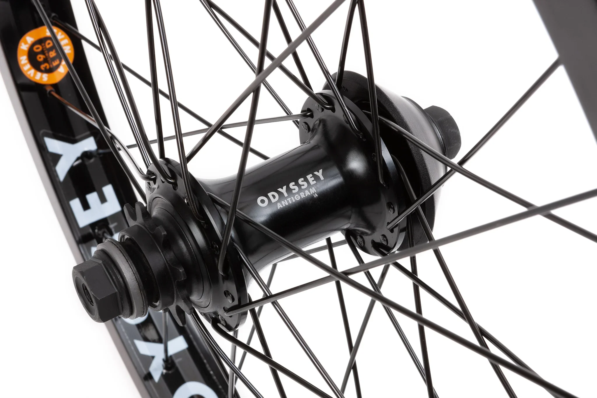 Odyssey BMX Seven KA Cassette Rear Wheel - Black - Image 2