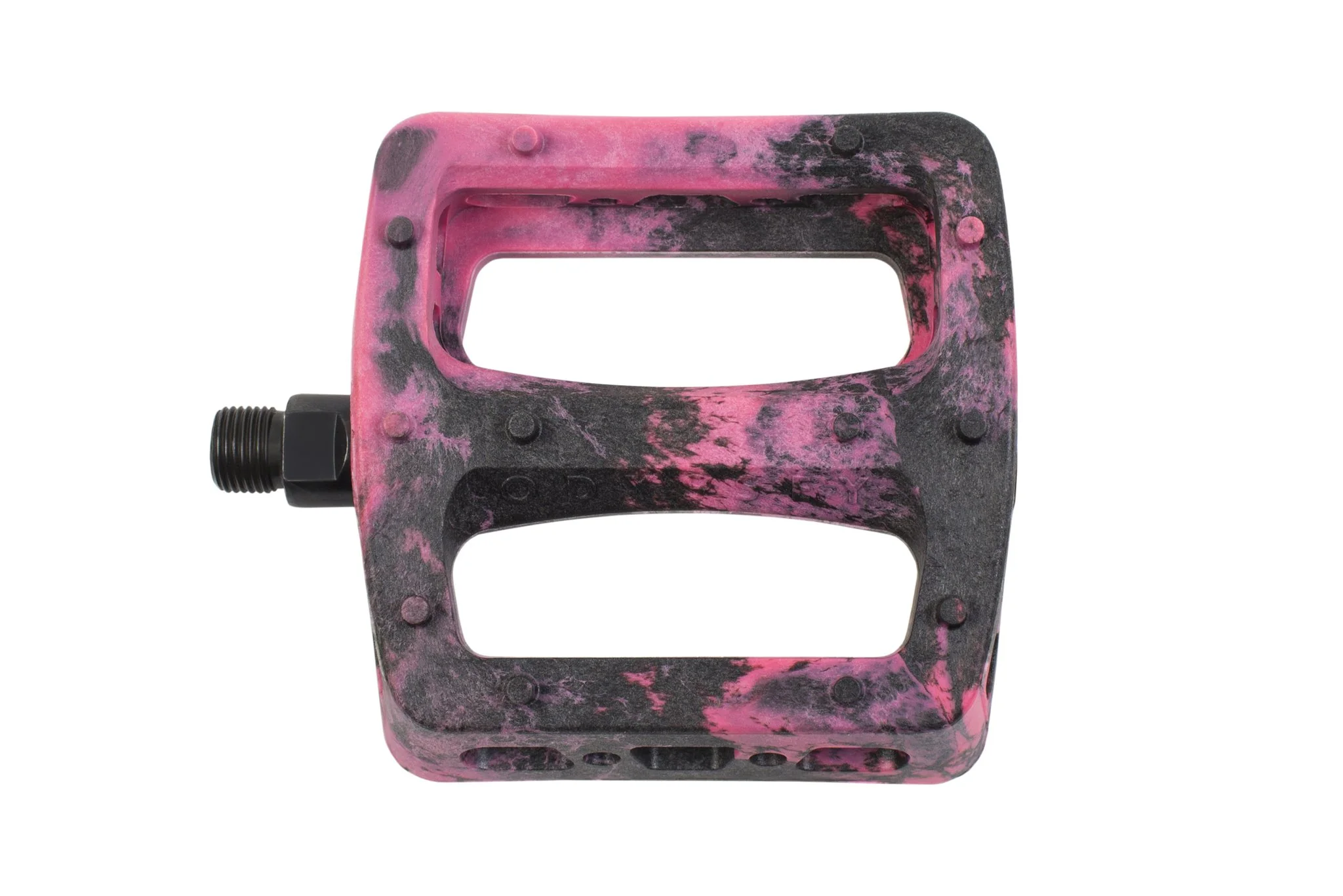 Odyssey BMX Twisted Pro PC Pedals - Black/Pink Swirl