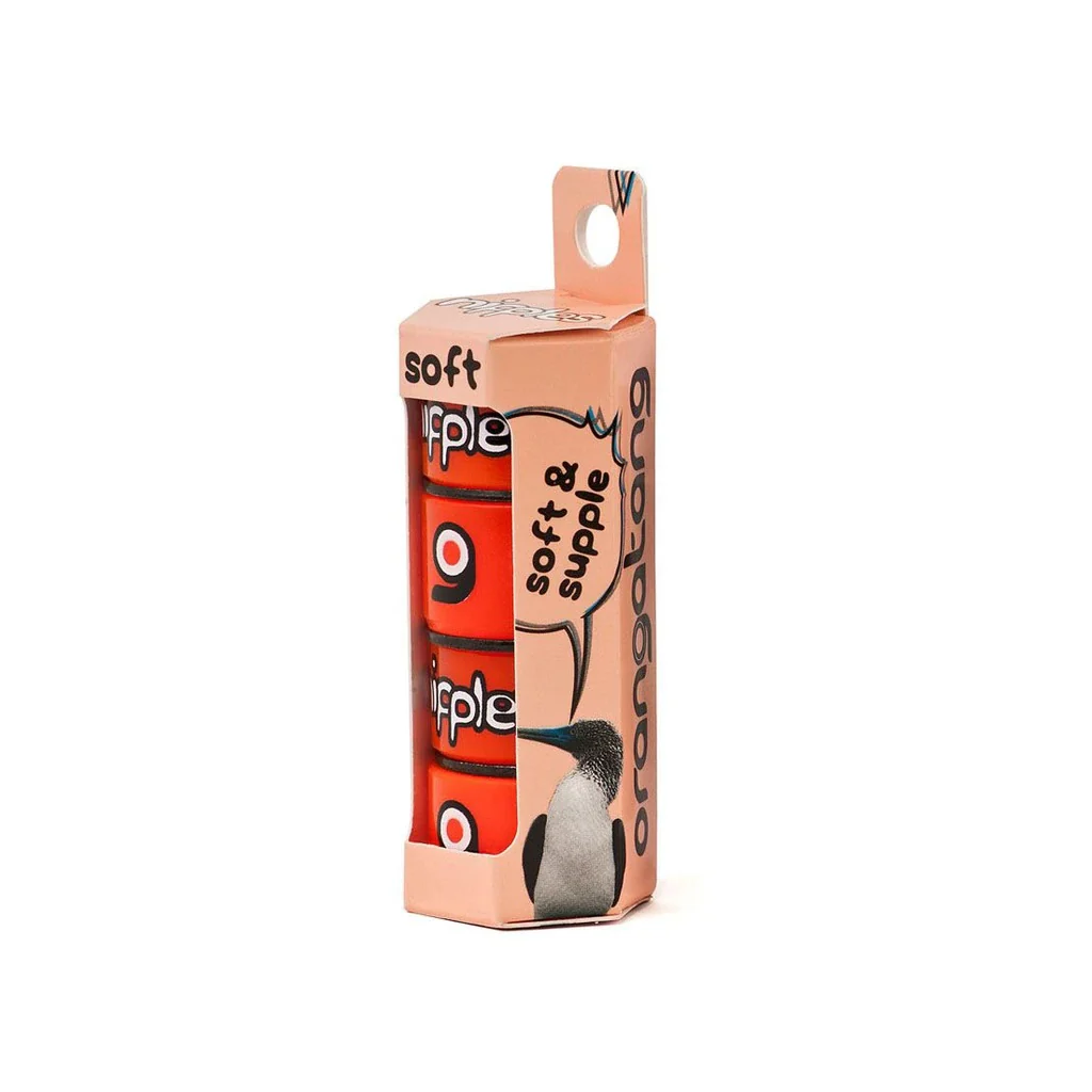 Orangatang Nipple Double Barrel Bushings Soft - Orange (Set) - Image 2