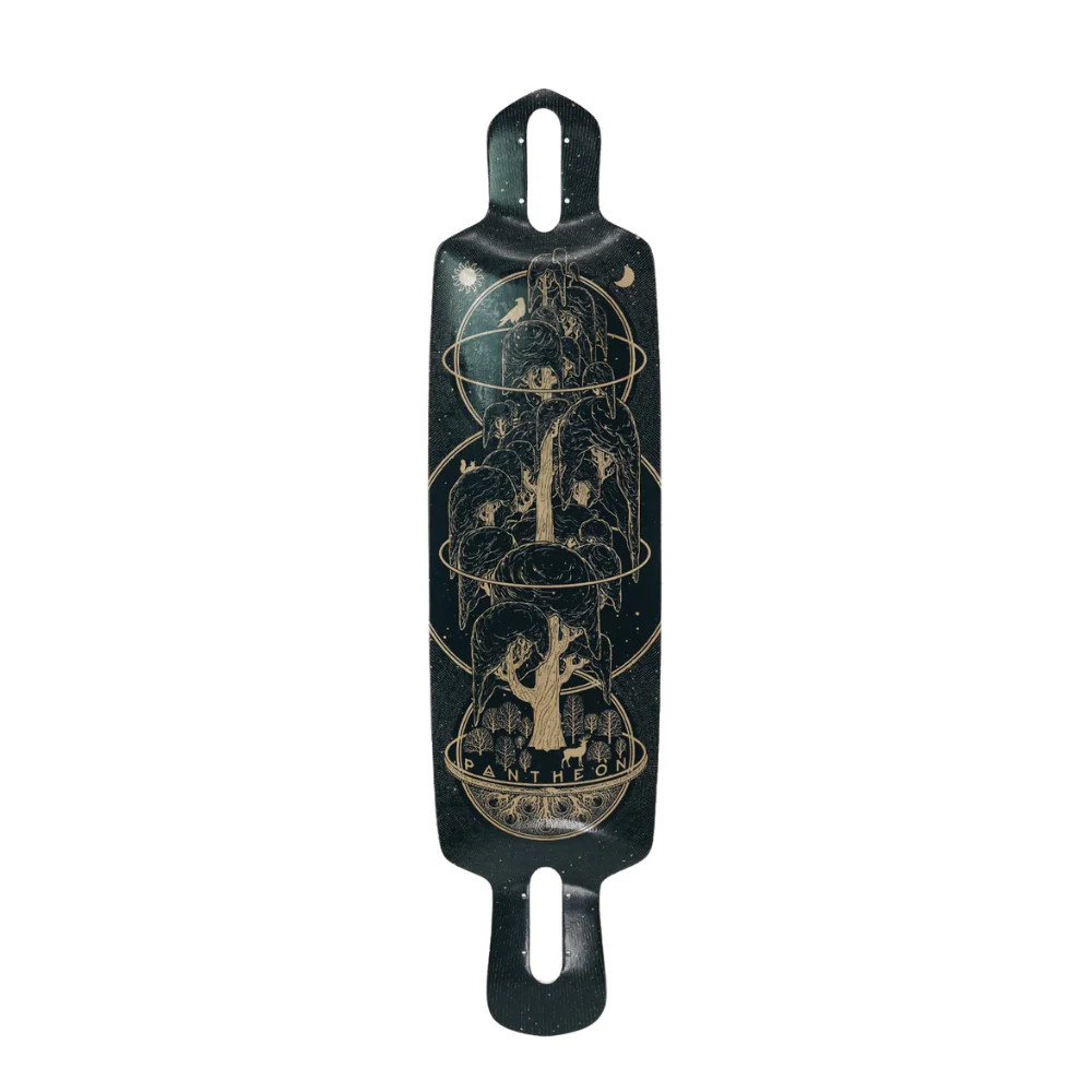 Pantheon Ember Classic Yggdrasil Graphic Longboard Deck - 34.4"