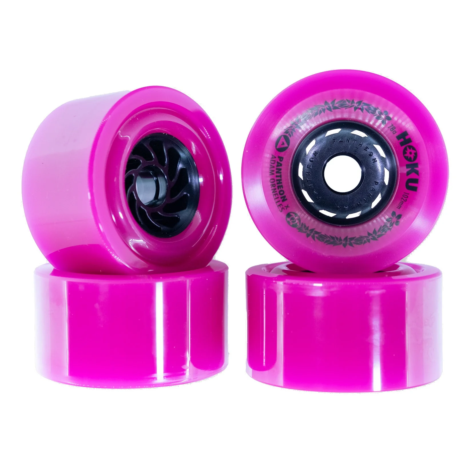 Pantheon Adam Ornelles Hoku 102mm 78a Wheels - Pink (Set of 4) - Image 2