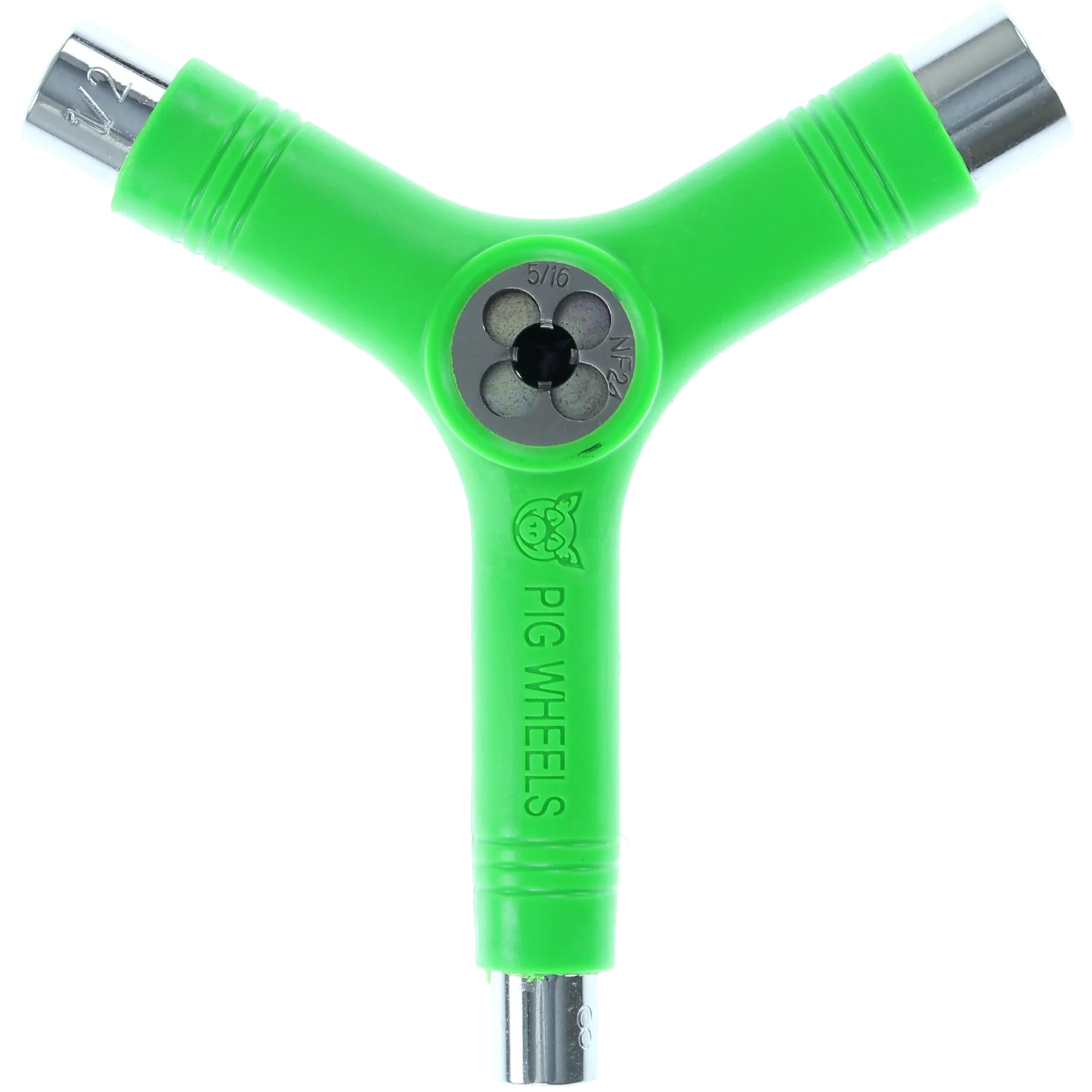 Pig Tri-Socket Skate Tool - Neon Green